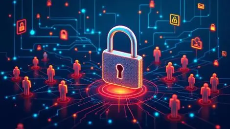 Secure digital padlock enterprise security identity protection network