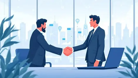 Business handshake cyber insurance partnership data underwriting